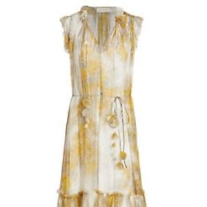 Zimmermann Wild Botanica Wattle Midi Dress